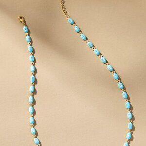 Anthropologie Sporty Epoxy Necklace